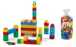 Klocki waflowe 170 elem w worku - WAFLE 3D