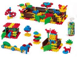 Klocki waflowe 240 elem WIEJSKA ZAGRODA w worku - WAFLE 3D