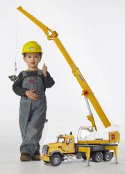 D�WIG MACK LIEBHERR - RAMI� 130 cm BRUDER 02818