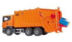 �MIECIARKA SCANIA 62 cm POMARA�CZOWA BRUDER 03560