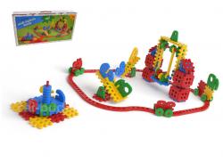 Klocki waflowe hu�tawka 146 elem. obrotowe klocki 3D