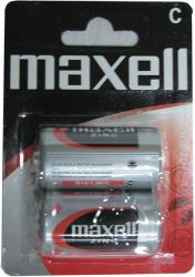 Bateria 1,5 V R14 ( C ) blister x2 MAXELL zwykła Bateria 1,5 V R14 ( C ) blister x2 MAXELL zwykła