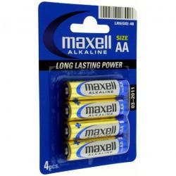 Bateria 1,5 V  LR6 (AA) blister 6 MAXELL alkaliczna