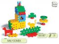 Klocki waflowe konstrukcyjne MA�Y DOMEK 31 elem. w worku