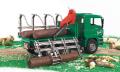 CI�ZAR�WKA MAN DO PRZEWOZU DREWNA - BRUDER 02769