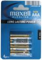 Bateria 1,5 V LR3 (AAA) blister 4 MAXELL alkaliczna