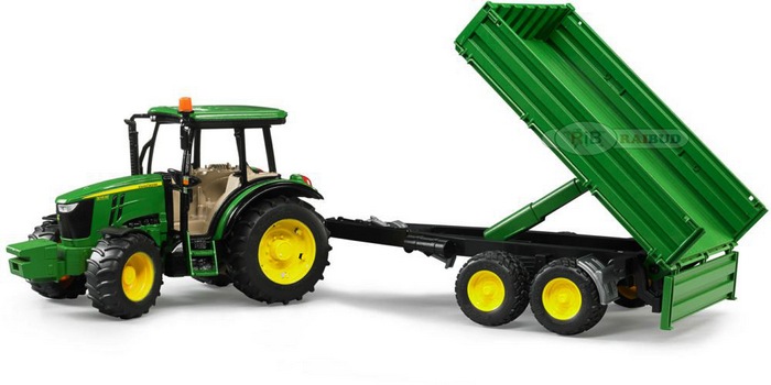 traktor john deere z przyczepa 02108