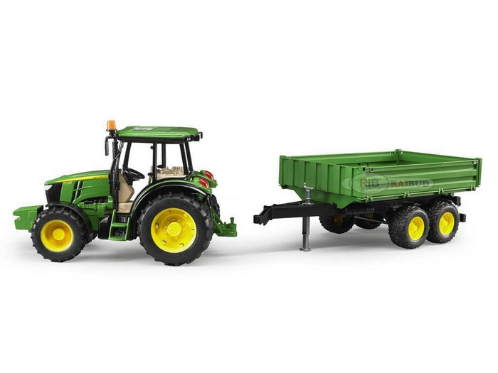 traktor john deere z przyczepa 02108