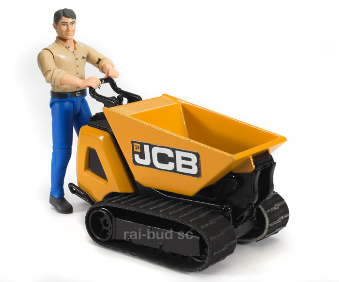 wywrotka na gasienicach jcb z figurka bruder 62004