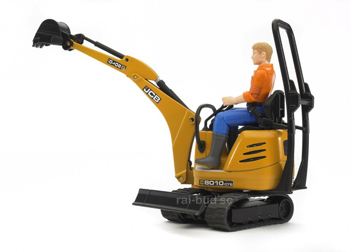 minikoparka jcb 8010 cts z figurka bruder 62002