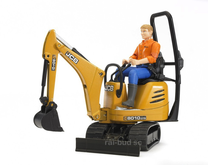 minikoparka jcb 8010 cts z figurka bruder 62002