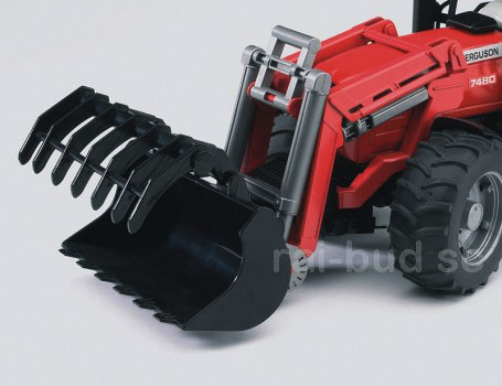 MASSEY FERGUSON 7480 Z LADOWACZEM BRUDER 02042