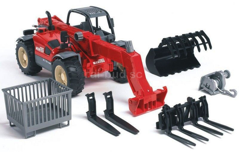 LADOWARKA TELESKOPOWA MANITOU MLT633 BRUDER 02208