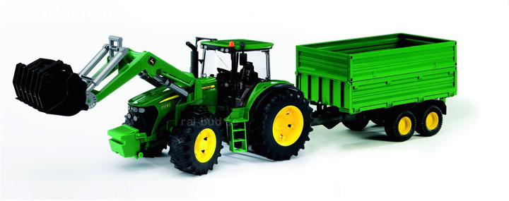 john deere 7930 Z PRZYCZEPĄ BRUDER 03055