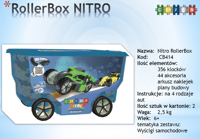 CLICS CB414 NITRO ROLLERBOX 