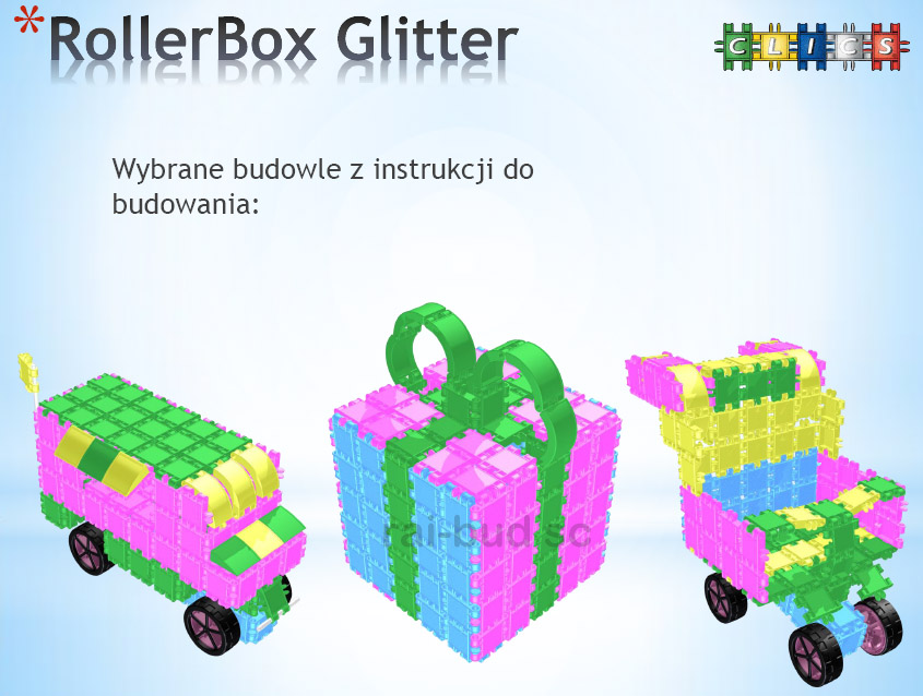 CLICS CB415 ROLLERBOX GLITTER