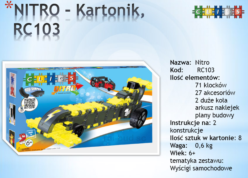CLICS RC103 NITRO KARTONIK 