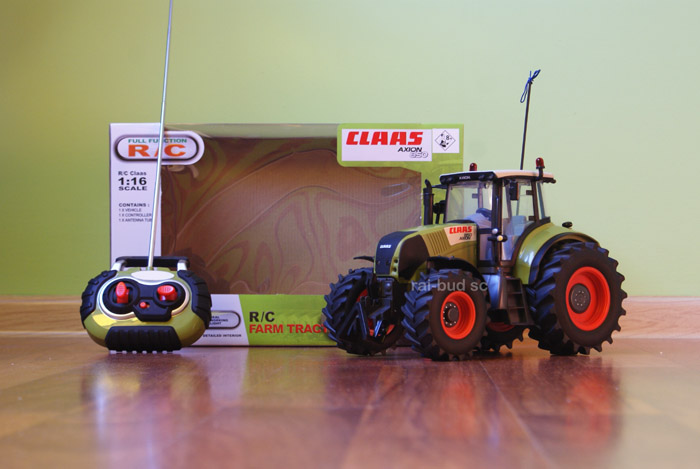 traktor zdalnie sterowany claas axion 1:16 wielkość bruder