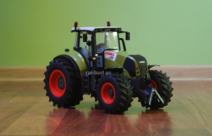 traktor zdalnie sterowany claas axion 1:16 wielkość bruder