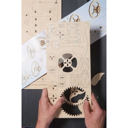 Etui Mechaniczna Szkatułka Model mechaniczny do składania Ugears 70001