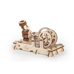 Silnik Pneumatyczny-Maszyna Parowa Model mechaniczny do składania Ugears 70020