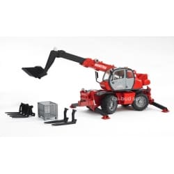 BRUDER 02129 ŁADOWARKA MANITOU MRT2150 + AKCESORIA