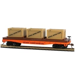 Wagon towarowy platforma ze skrzyniami skala HO, wagon HO 727003, barwy: ING, seria: MANTUA CLASSICS