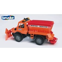 BRUDER 02572 UNIMOG PŁUGO PIASKARKA RAIBUD