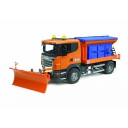 PLUGO-PIASKARKA SCANIA - 61 cm - BRUDER 03585