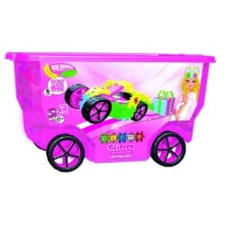 Klocki Clics Glitter RollerBox błyszczące klocki 400 elementów CB415