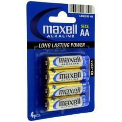 Bateria 1,5 V LR6 (AA) blister 6 MAXELL alkaliczna