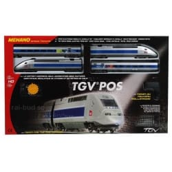 Kolejka z zasilaczem HO TGV POS - MEHANO