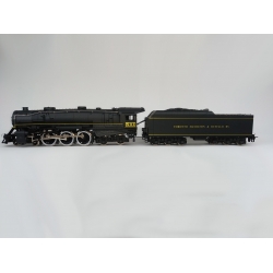 LOKOMOTYWA HO 4-6-4 HUDSON BARWY TH&B / B&O 37CM DC