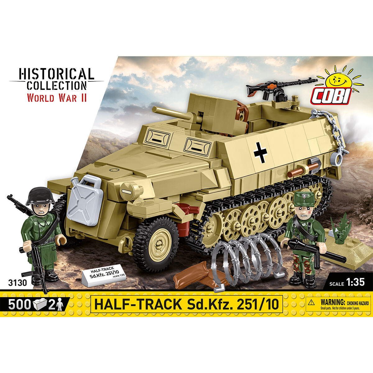 Sd.Kfz.251/10 z figurkami i akcesoriami