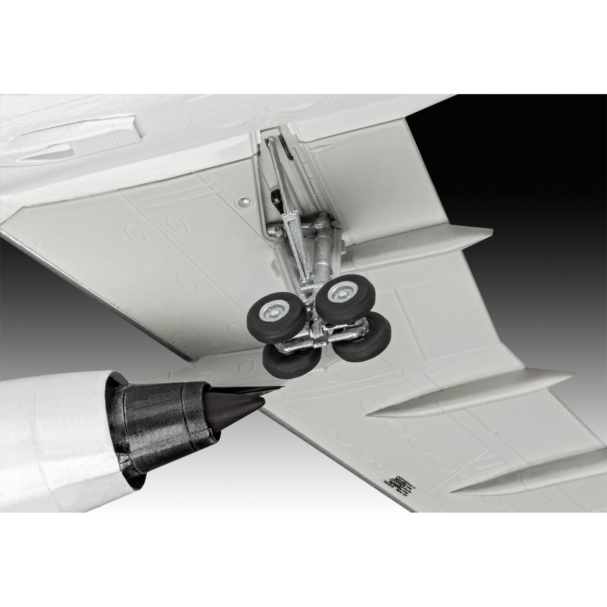 Szczegół podwozia modelu Airbus Beluga