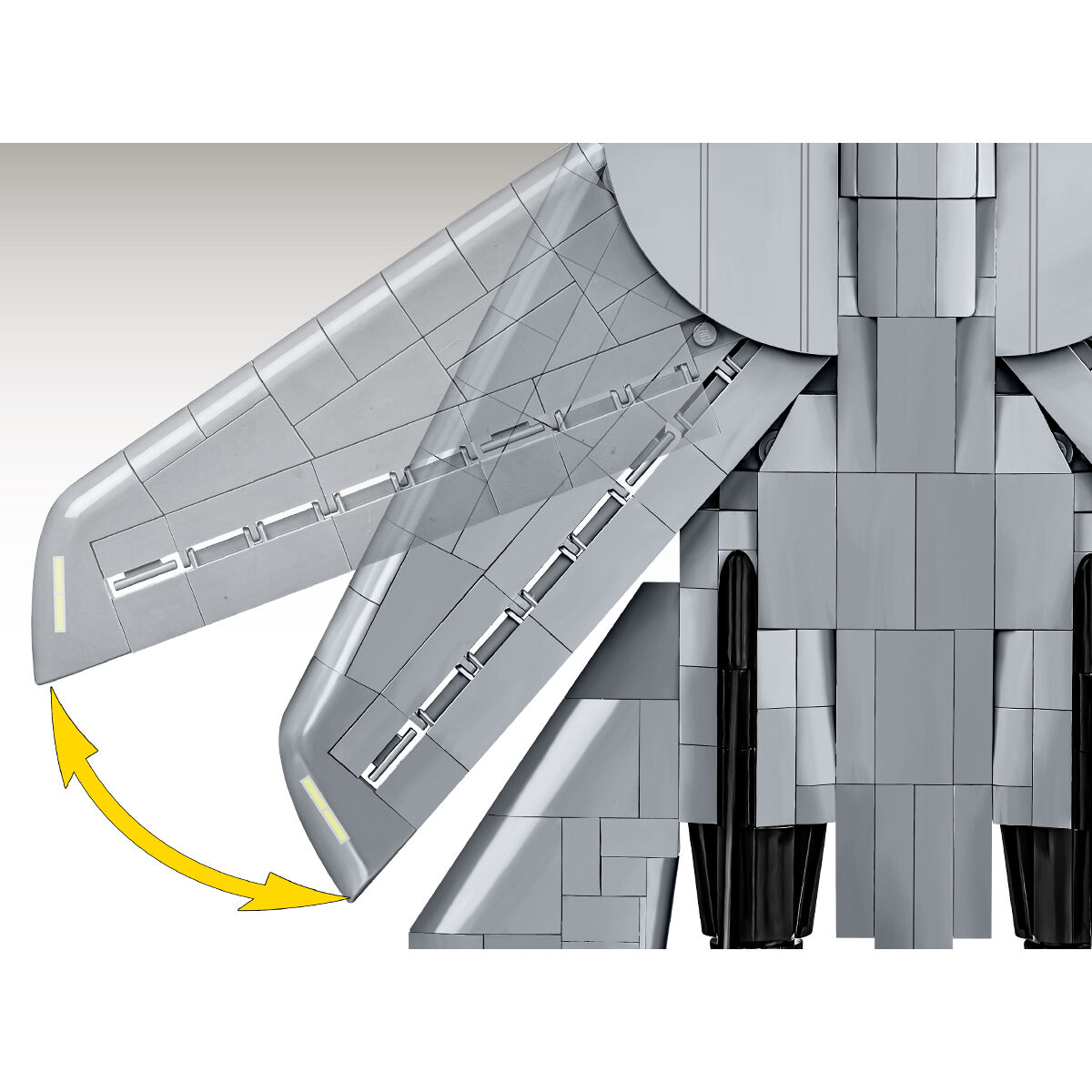 Ruchome skrzydło modelu F-14 Tomcat