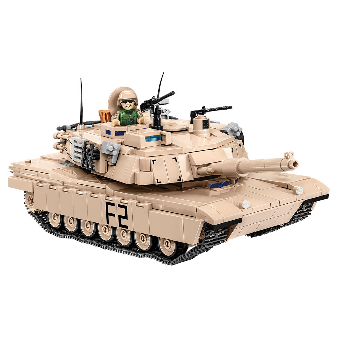 Model czołgu M1A2 Abrams z figurką czołgisty