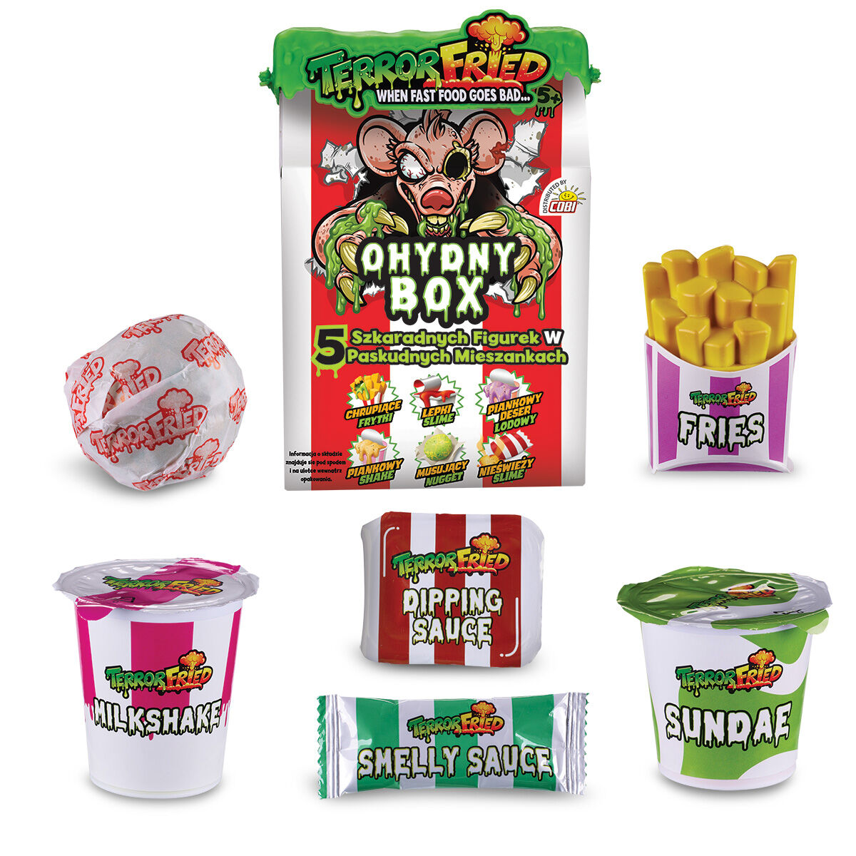 Ohydny Box z zawartością zestawu