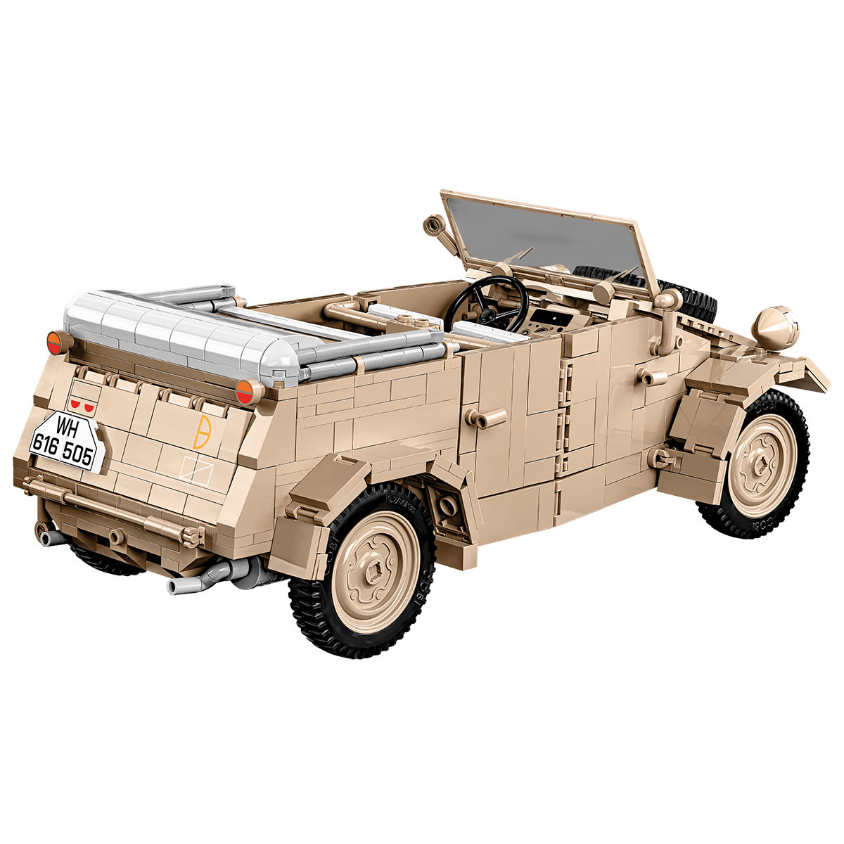 Kübelwagen Typ 82 od strony tylnej i bocznej