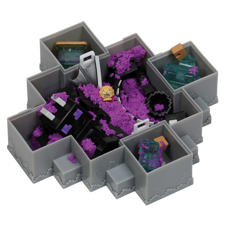 Ukryte elementy figurek w konstrukcji Minecraft