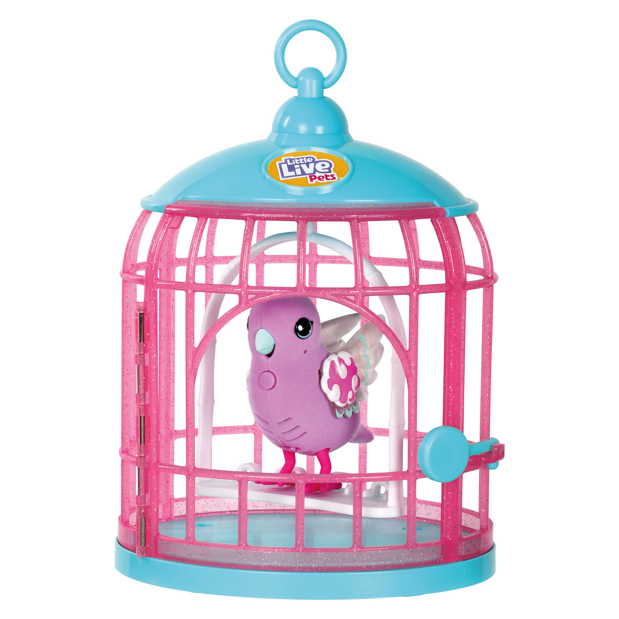 Ptaszek Little Live Pets w kolorowej klatce