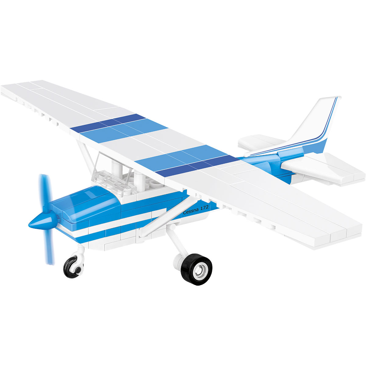 Widok boczny modelu Cessna 172 Skyhawk