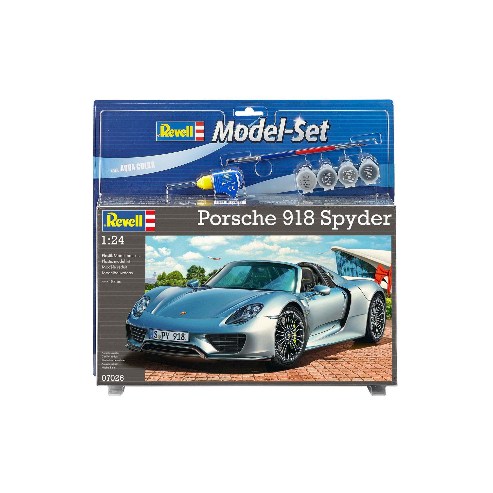 Pudełko zestawu modelarskiego Porsche 918 Spyder