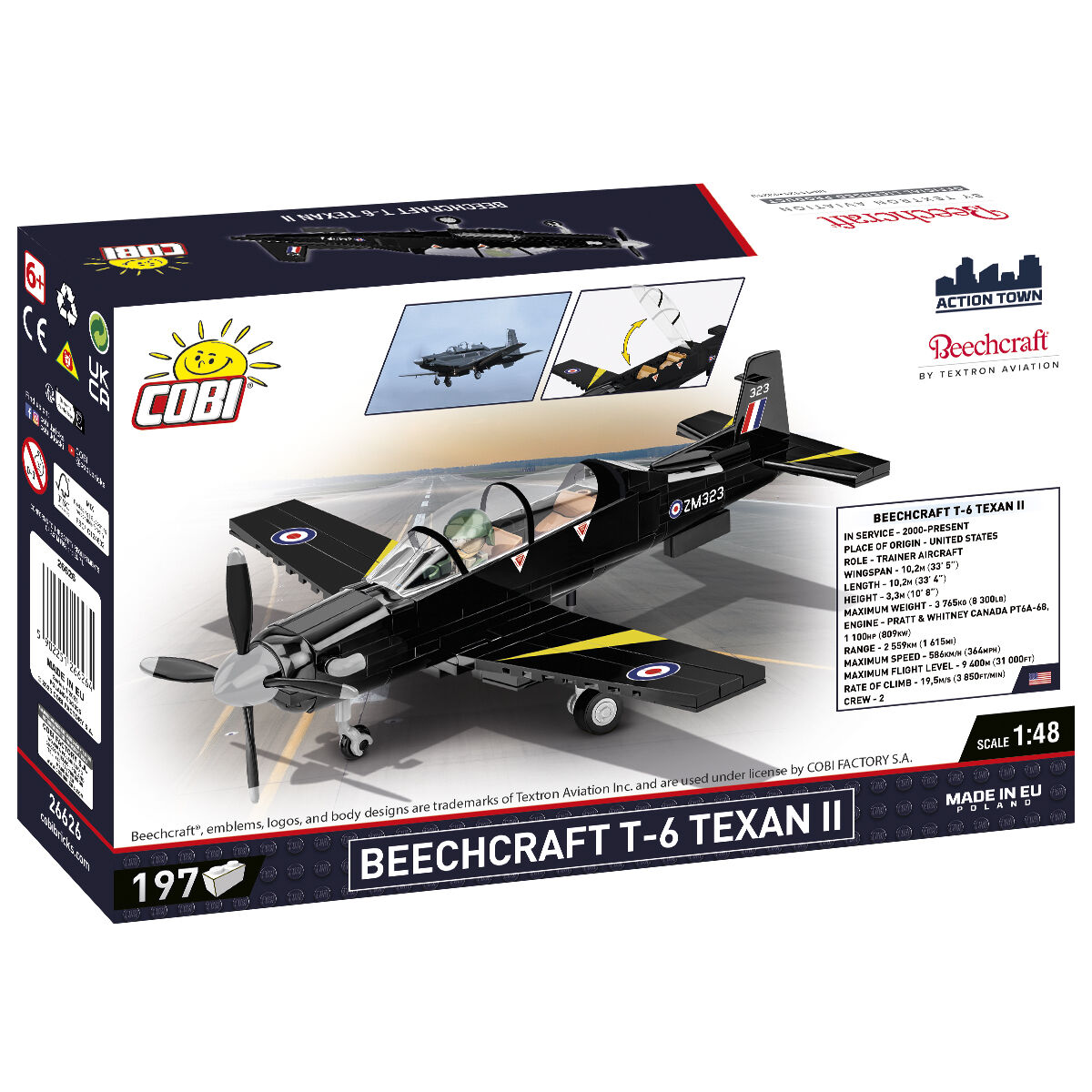 Model Beechcraft T-6 Texan II w pudełku