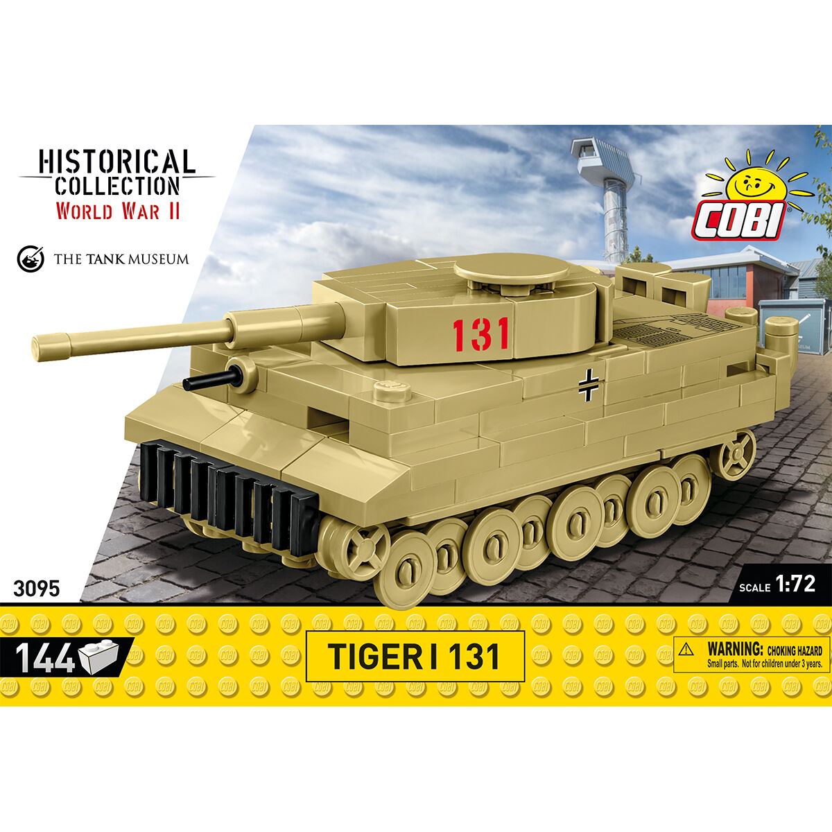 Zbudowany model czołgu Tiger I 131