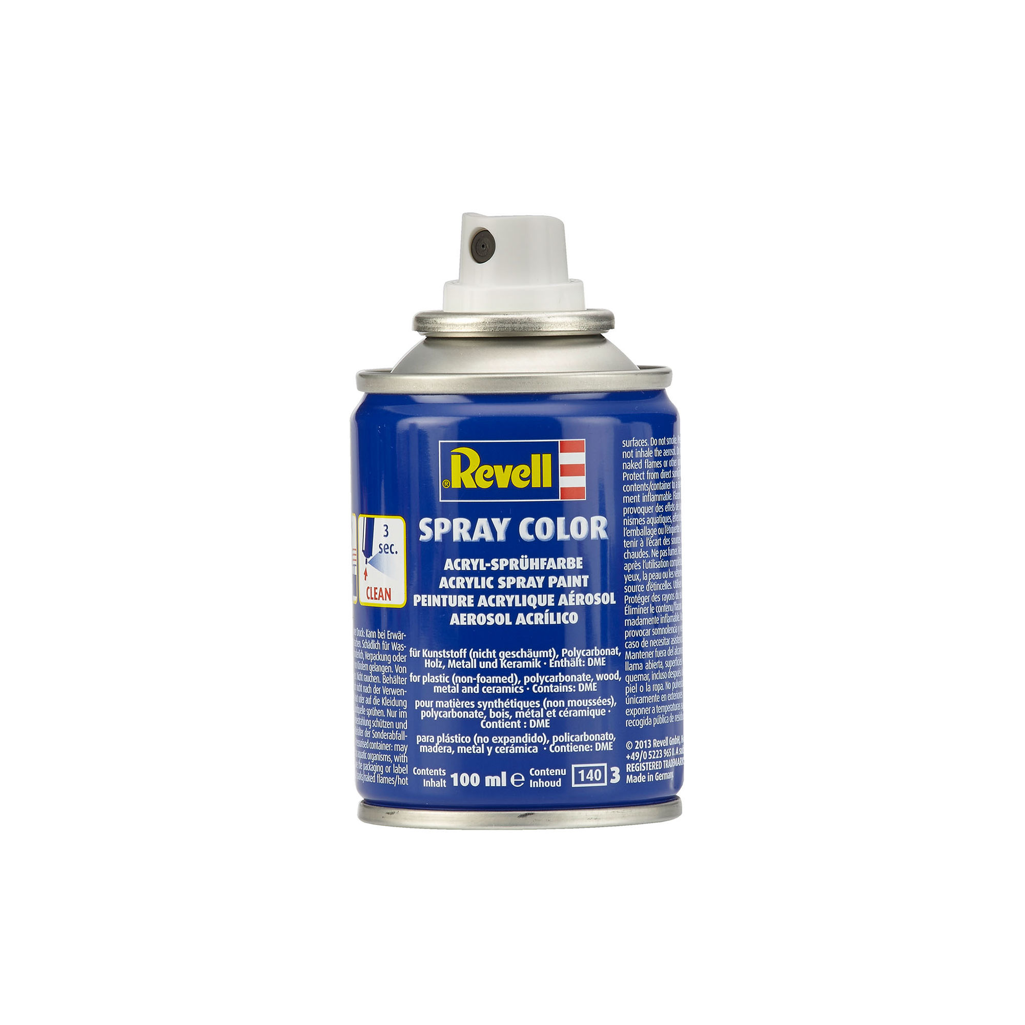 Zbliżenie puszki Revell Spray Color Clear Gloss 101