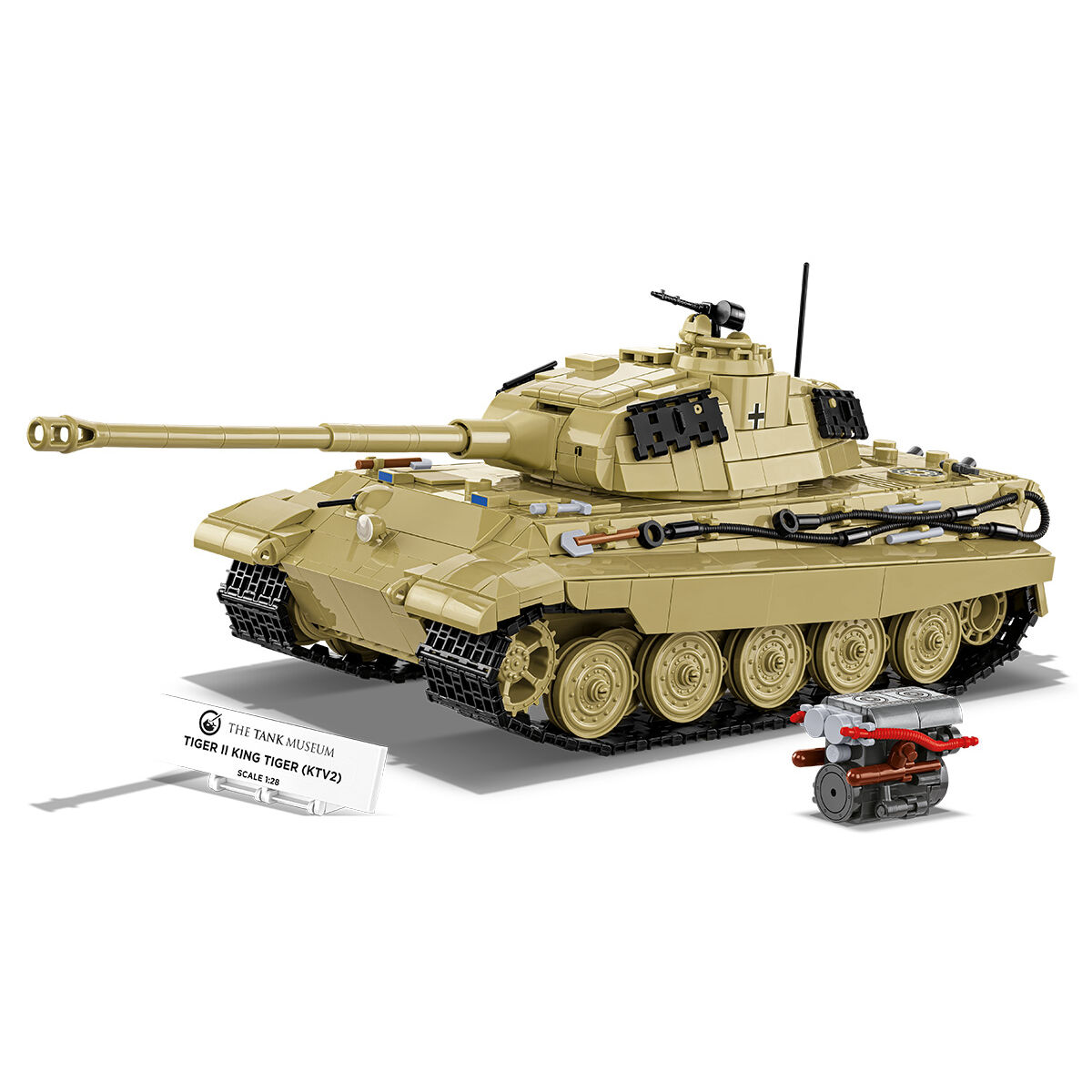 Elementy i konstrukcja modelu Tiger II King Tiger