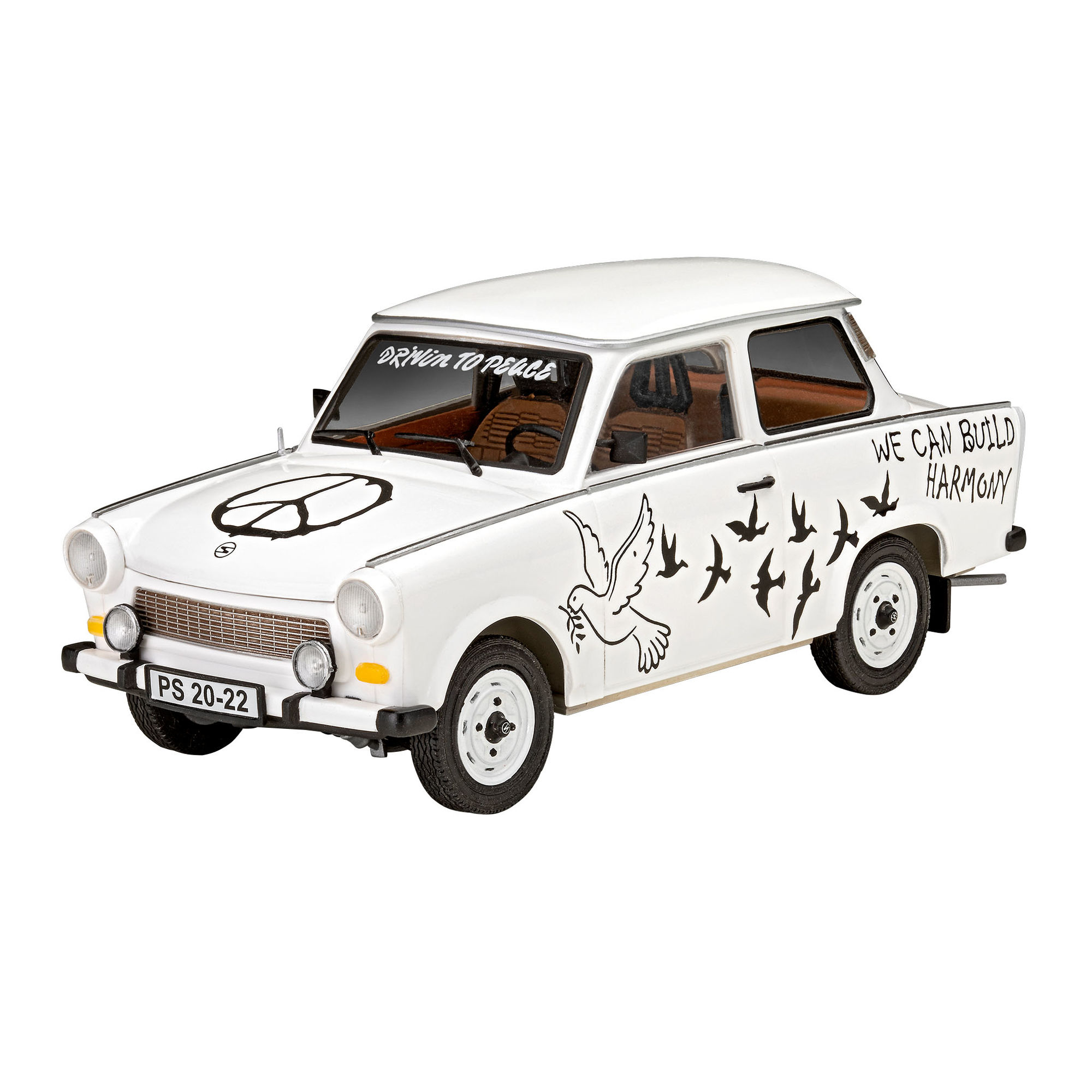 Złożony model samochodu Trabant 601