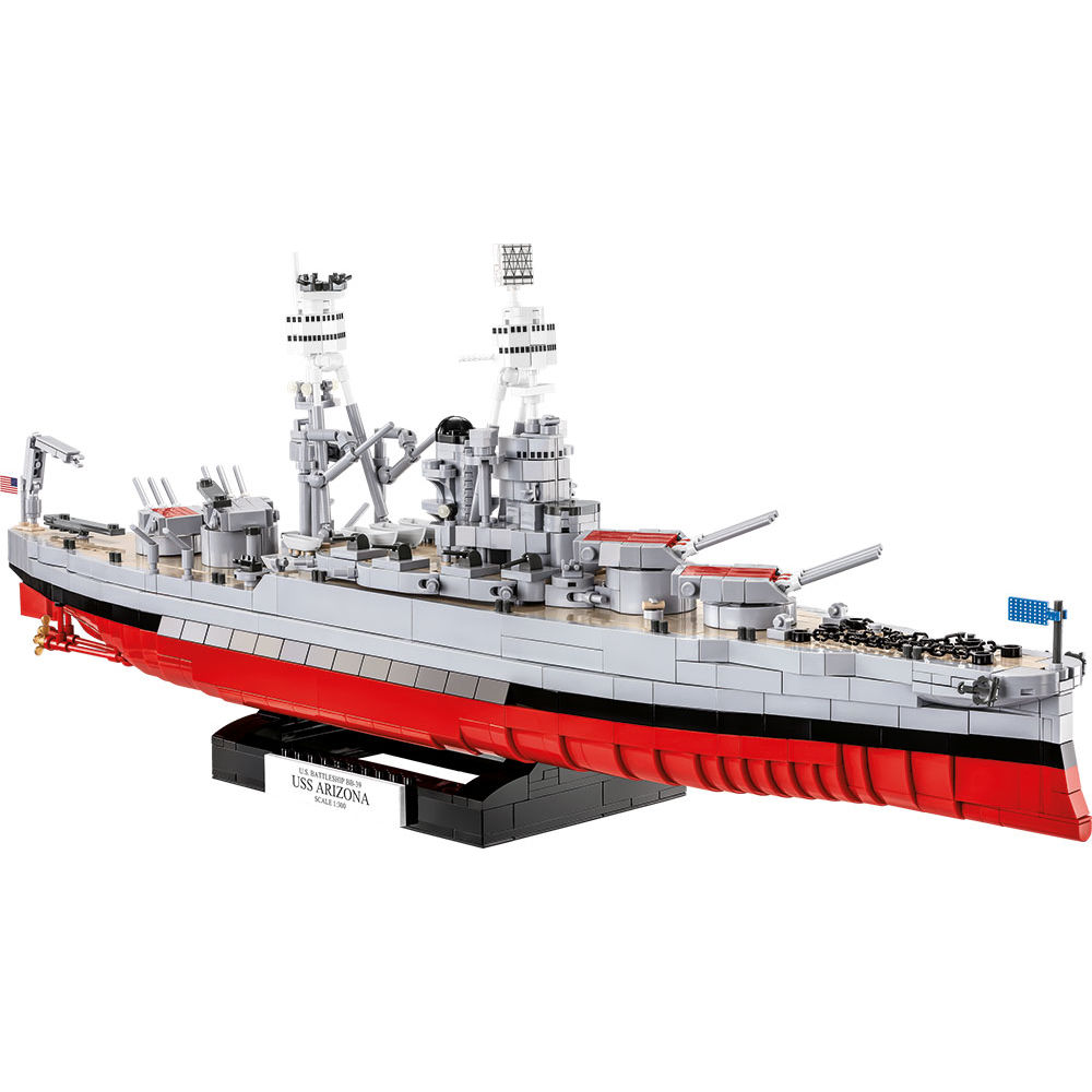 Zbudowany model pancernika USS Arizona