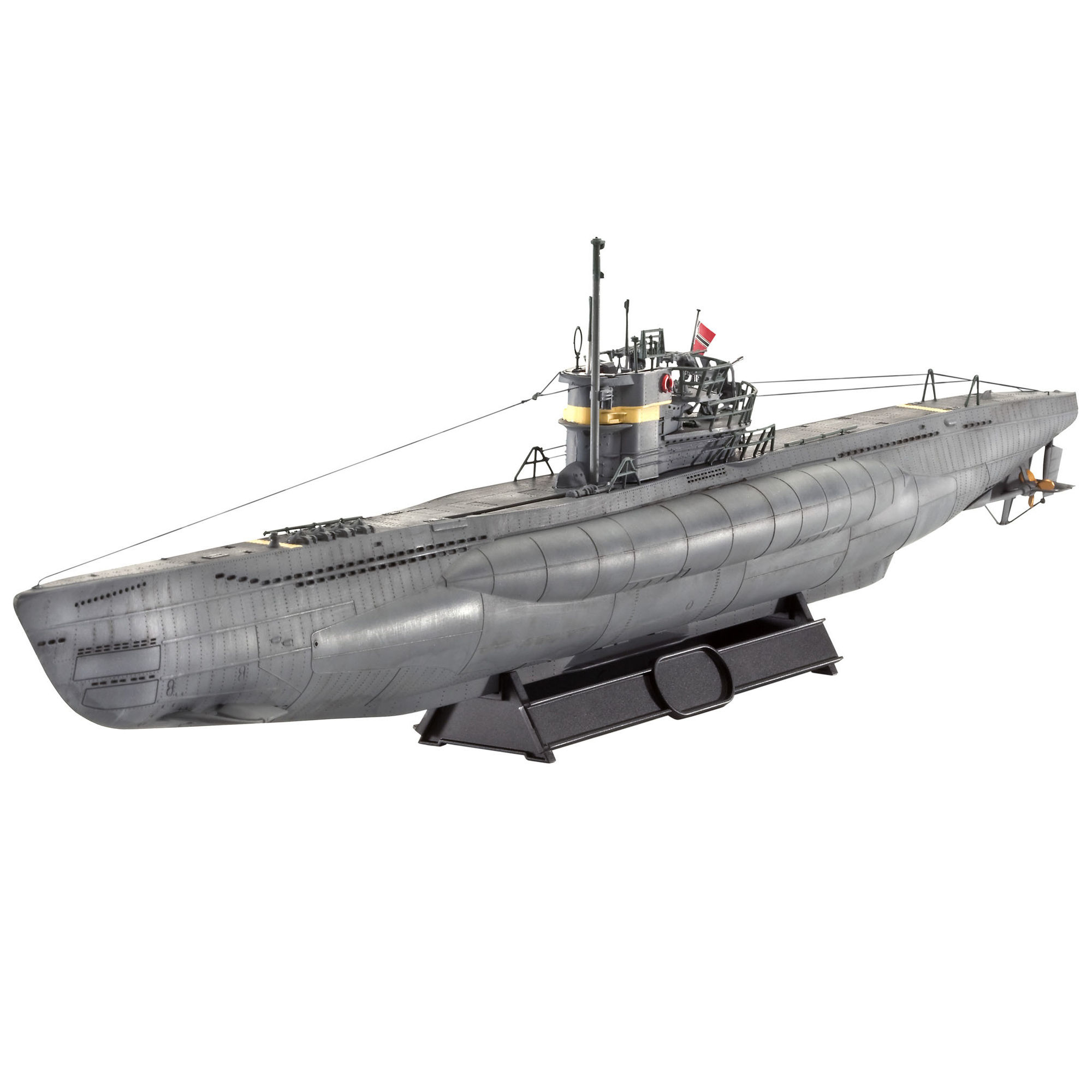 Model okrętu podwodnego Type VII C/41 w skali 1:144
